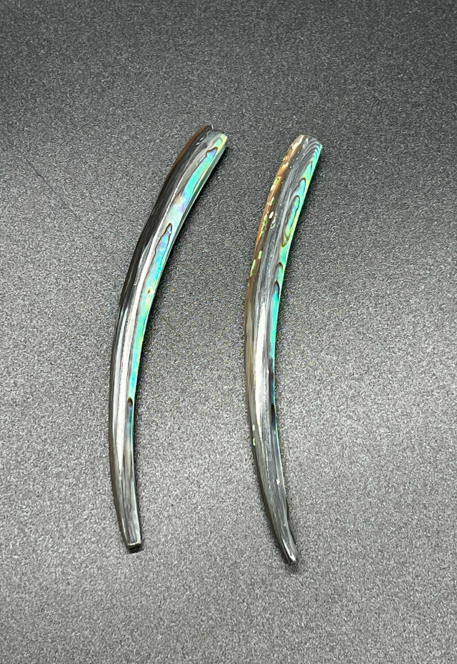 Paua Tusk Pair, New Zealand