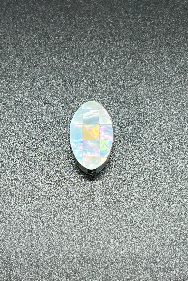 Fire Opal Blocking Oval Bead Singles