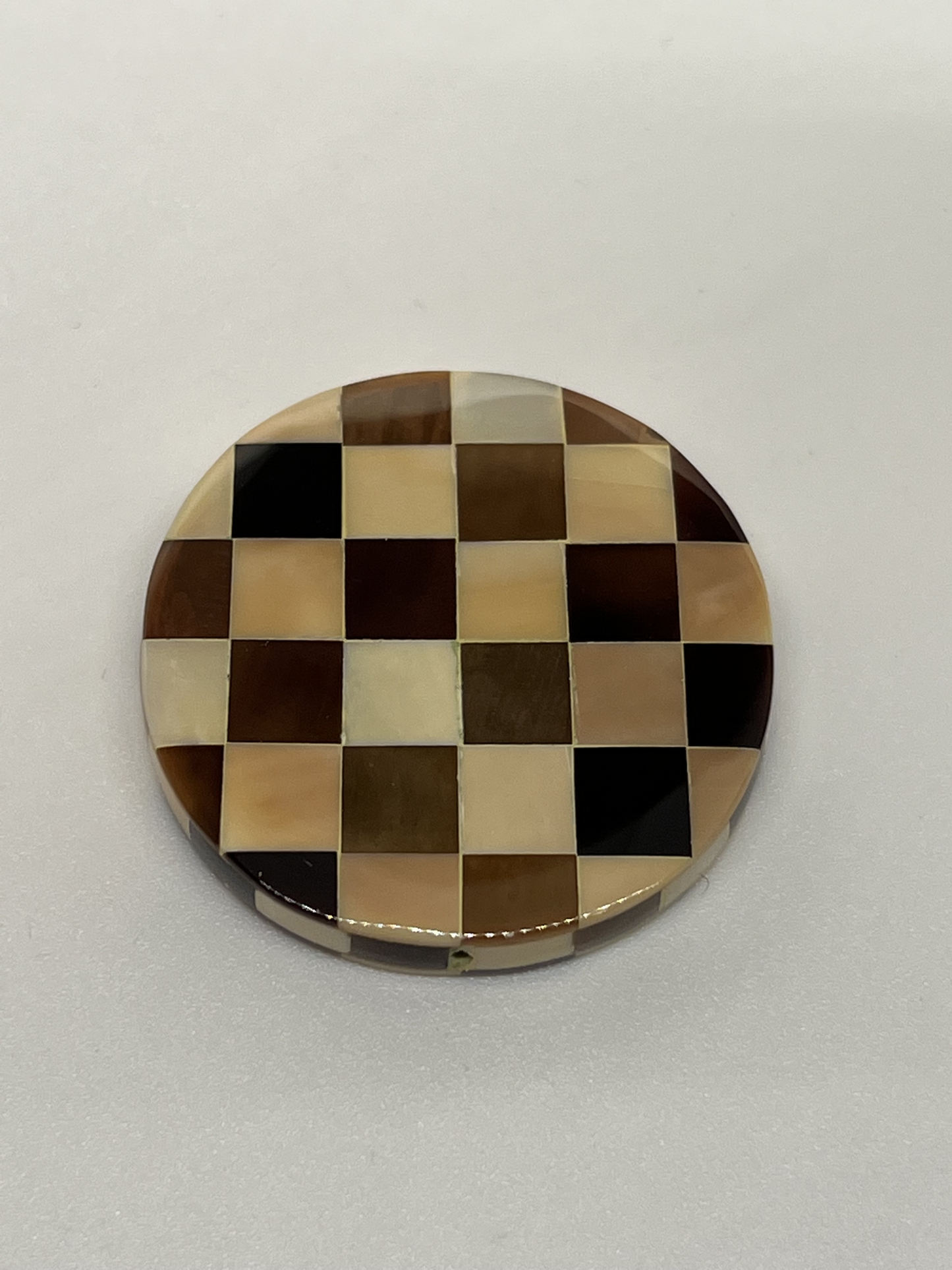 Penshell & Melon Checkers Bead Singles
