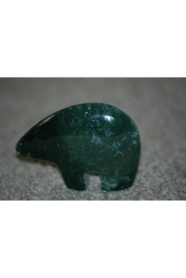Green Moss Agate, India