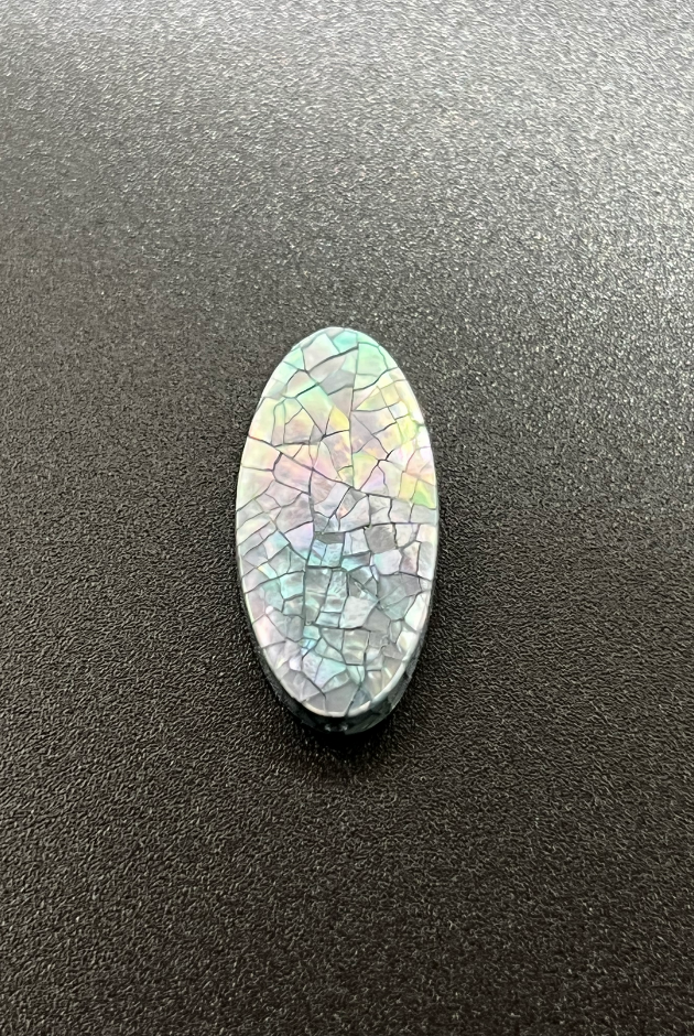 Fire Opal Cracking Oval Bead Singles