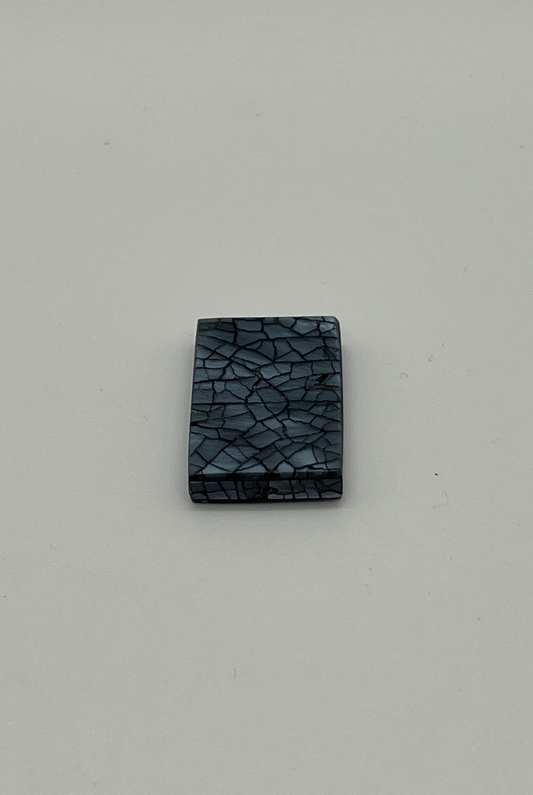 Black Hammer Oyster Cracking Rectangle Bead