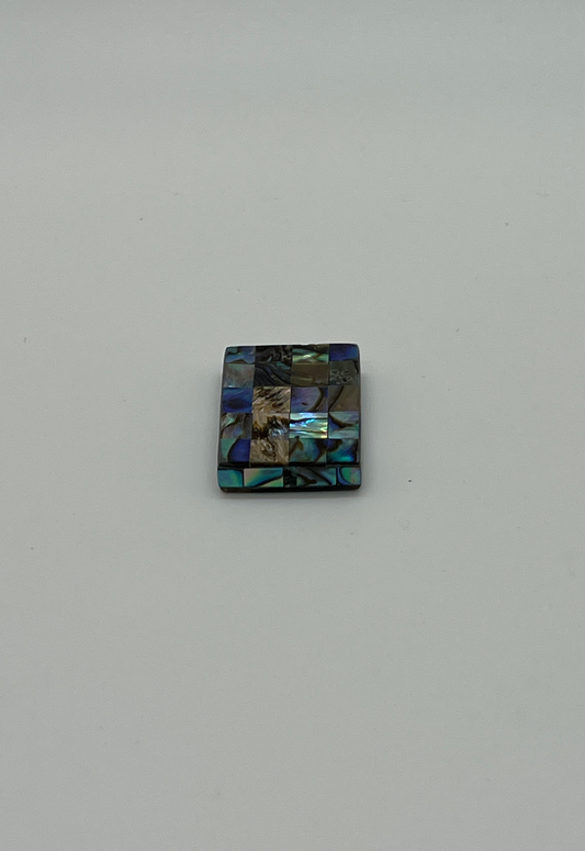 Paua Blocking Rectangle Bead