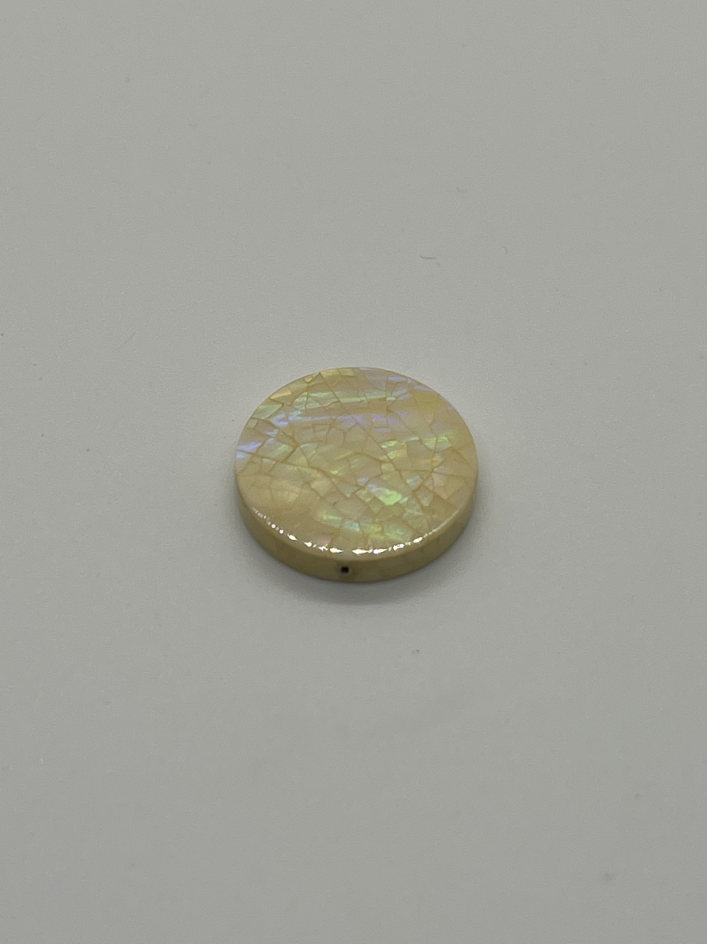 Yellow Opal Cracking Bead Singles