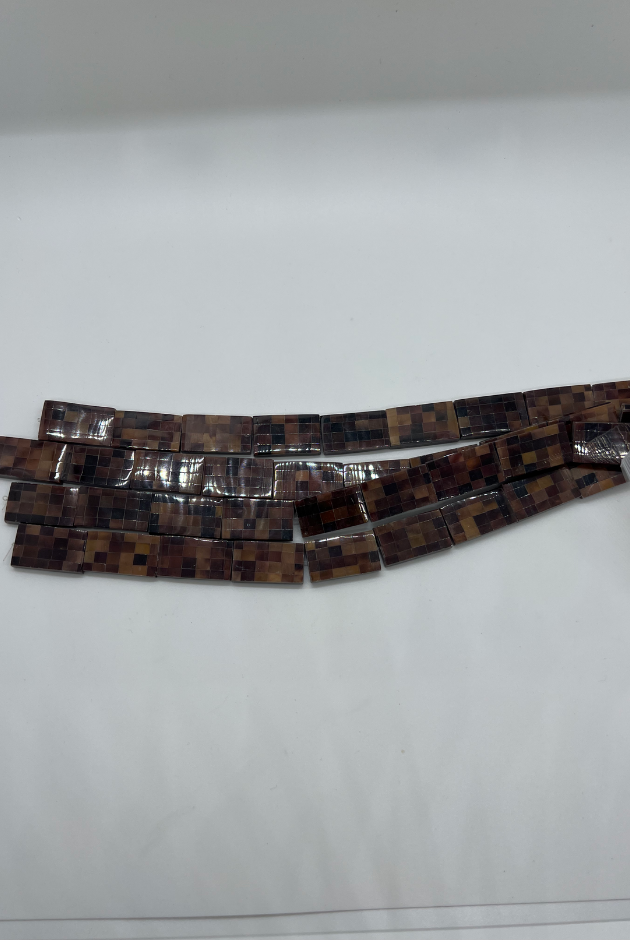 Penshell Blocking Rectangle Bead Strand